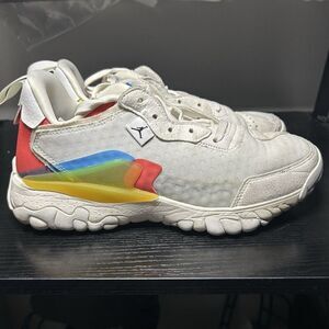 Nike Jordan Delta 2 SE Sail White Black Chile Red Signal Blue DJ9843-106 Sz 9.5